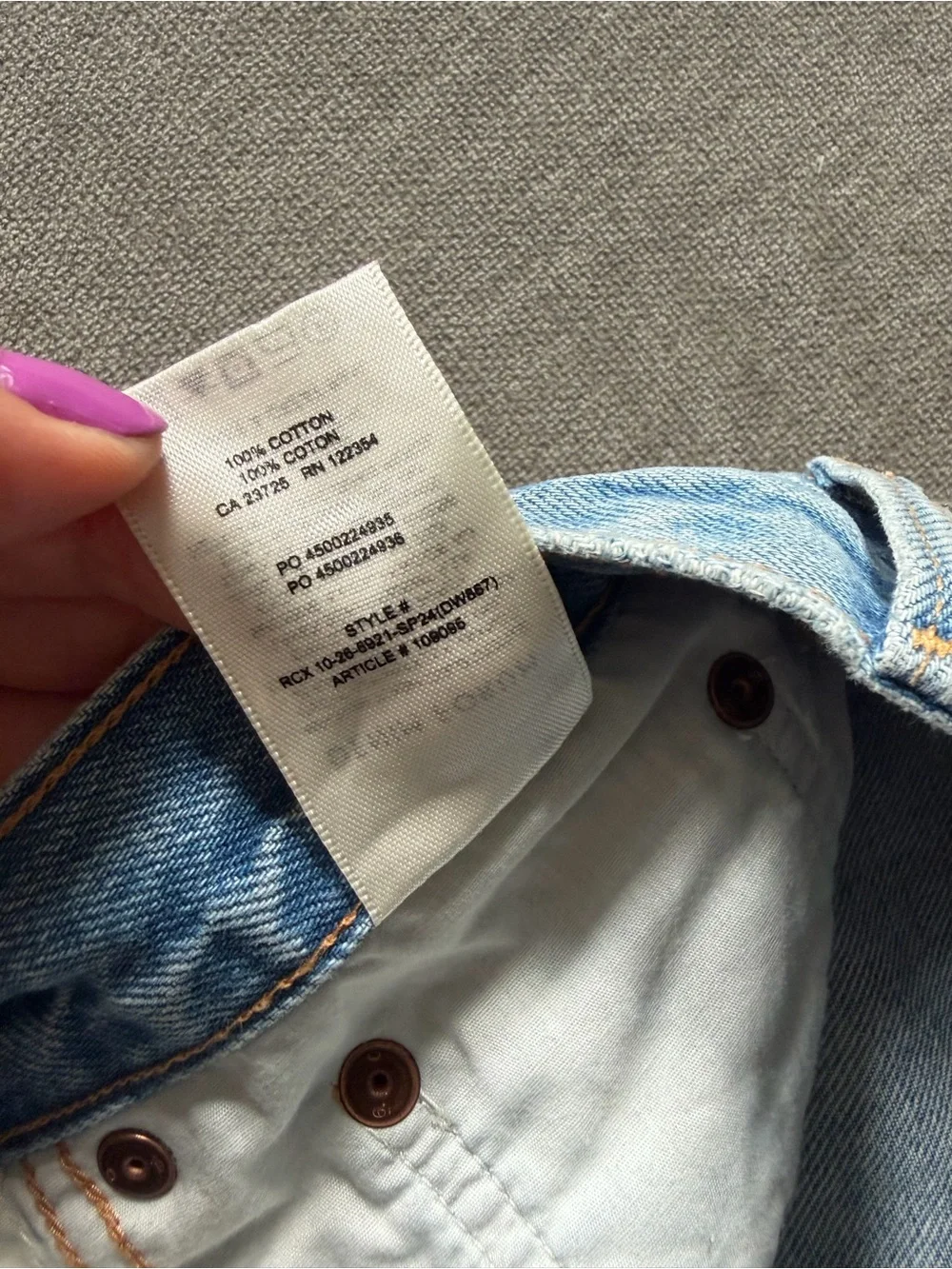 Denim Forum The Yoko Hi-Rise Mid-Thigh Denim Short 26